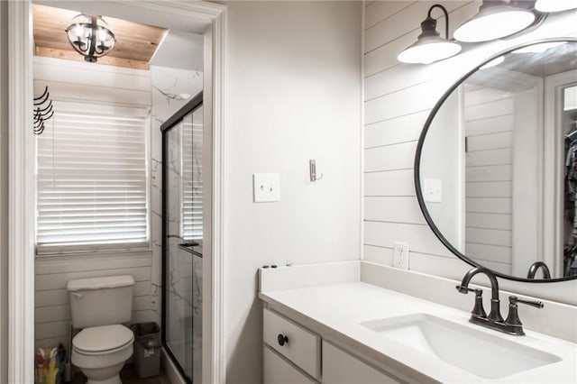 265 Traders Hill Rd, Folkston, GA 31537 - full bath featuring a stall shower, vanity, and toilet