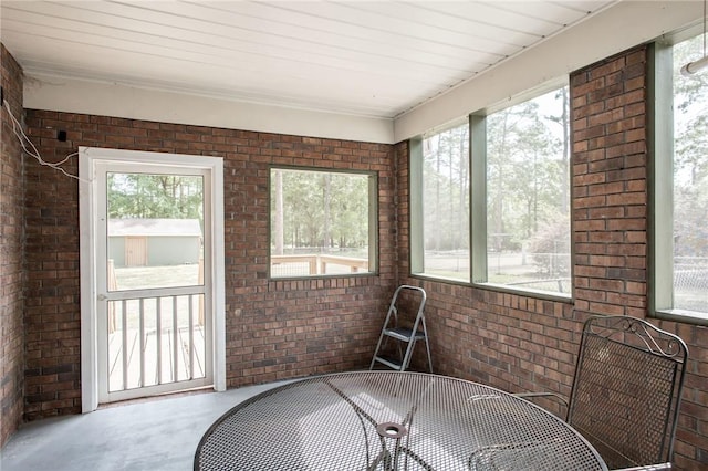 265 Traders Hill Rd, Folkston, GA 31537 - unfurnished sunroom featuring a wealth of natural light and outdoor dining space