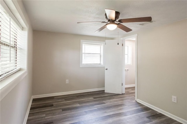 1348 Crestridge Rd, Waycross, GA 31503 - unfurnished room featuring a ceiling fan and wood finished floors
