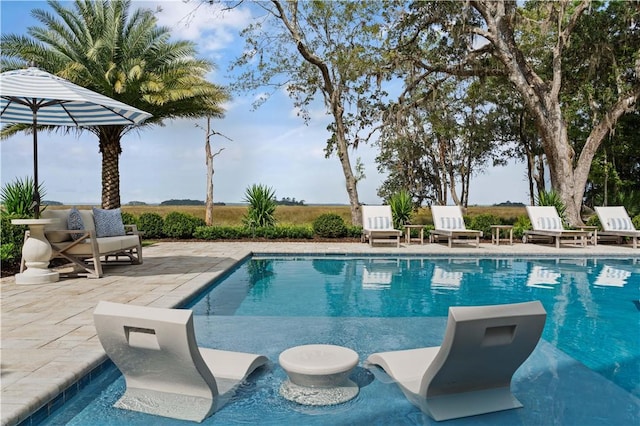 329 Saint Annies Ln, Saint Simons Island, GA 31522 - swimming pool featuring a patio