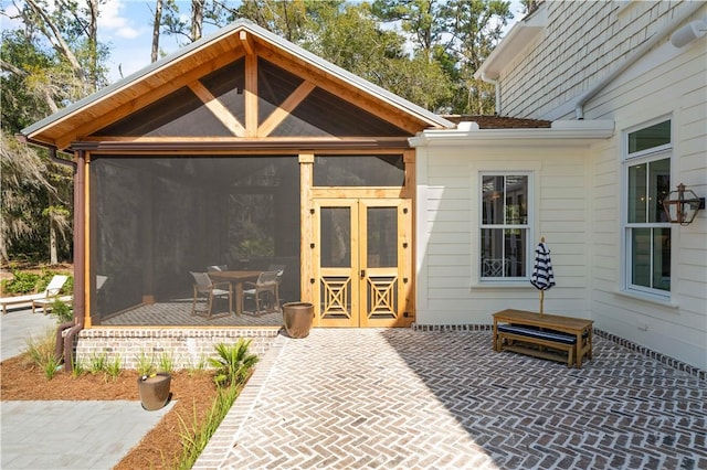 329 Saint Annies Ln, Saint Simons Island, GA 31522 - view of outbuilding with a sunroom