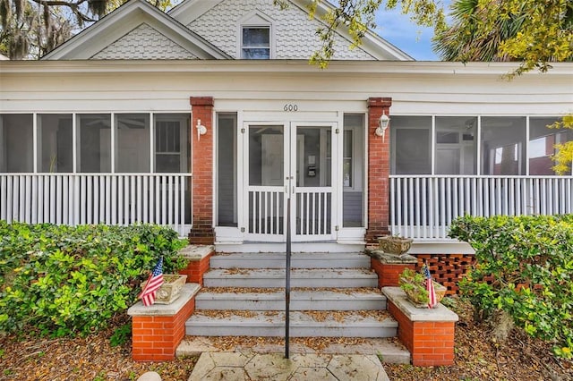 view of front of home