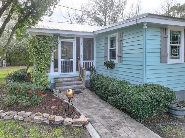 view of property entrance