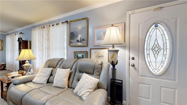 1703 Rainbow Dr, Waycross, GA 31501 - entryway with ornamental molding