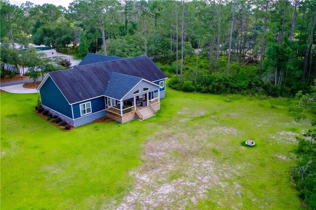 1296 N River Oaks Dr, Blackshear, GA 31516 - view of subject property with a forest