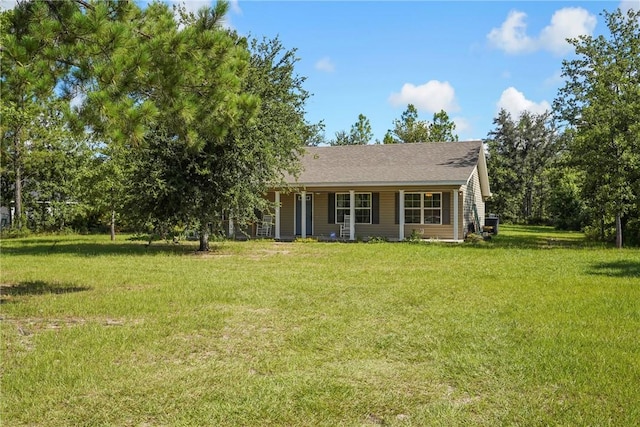 76 Red Gate Rd, Waynesville, GA 31566 - view of front facade featuring a front lawn