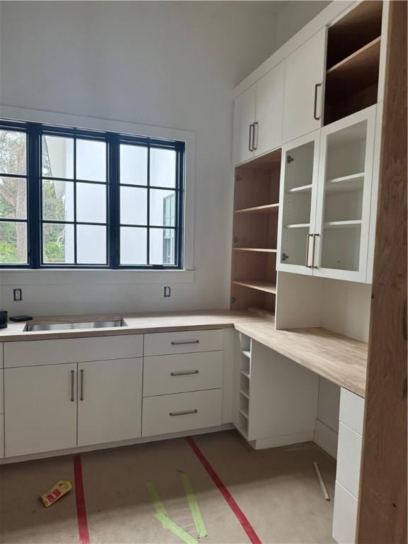 interior space featuring a sink