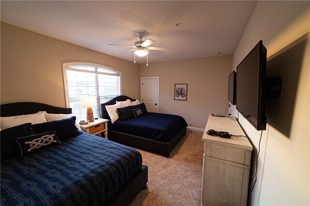 801 Mariners Cir, Saint Simons Island, GA 31522 - bedroom with carpet flooring and ceiling fan
