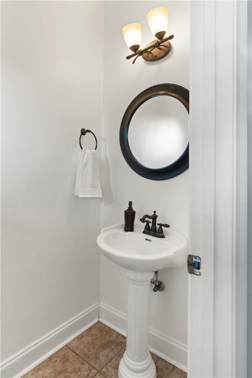 bathroom featuring tile patterned floors