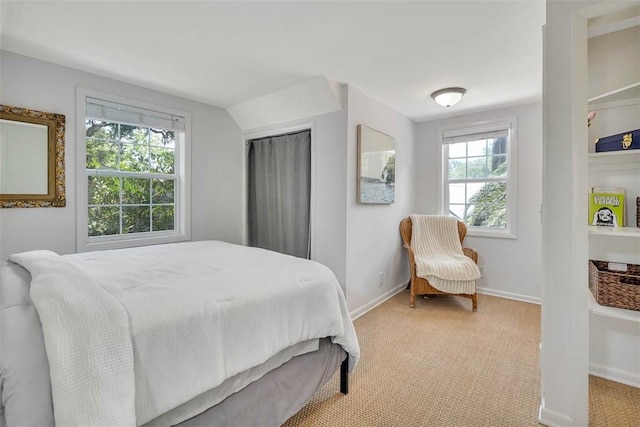 205 Palmetto St, Saint Simons Island, GA 31522 - bedroom featuring light carpet and multiple windows