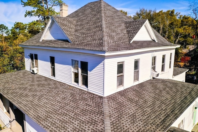 415 Dewey St, Waycross, GA 31501 - rear view of house with a chimney and a shingled roof
