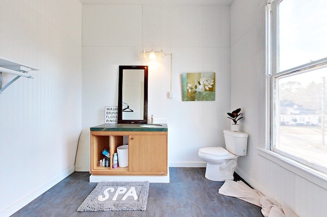 415 Dewey St, Waycross, GA 31501 - bathroom featuring vanity and wood finished floors