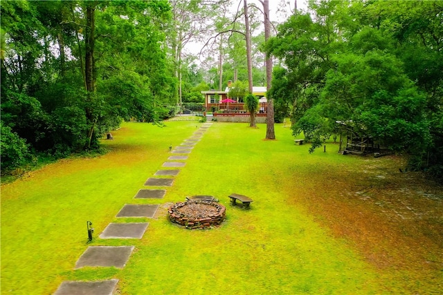 view of community
