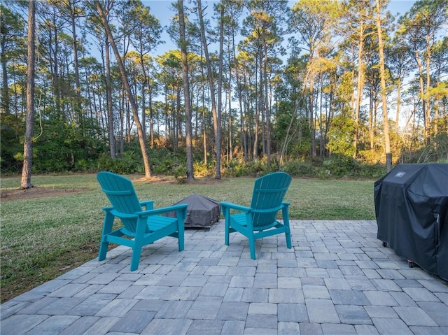 view of patio / terrace with grilling area