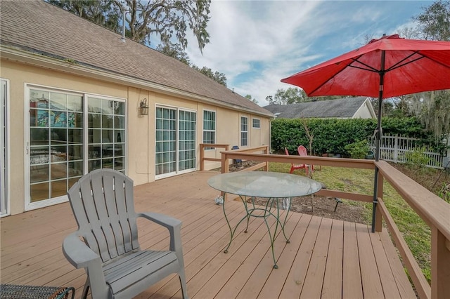12 Wimbledon Ct, Saint Simons Island, GA 31522 - view of wooden terrace