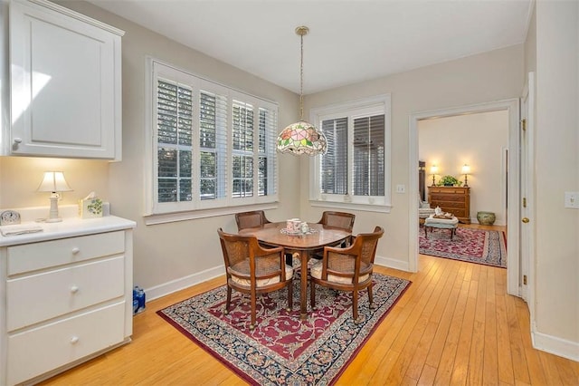 1064 Sea Palms W Dr, Saint Simons Island, GA 31522 - dining room featuring light wood-style floors and baseboards