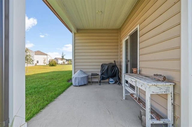 view of patio / terrace with grilling area