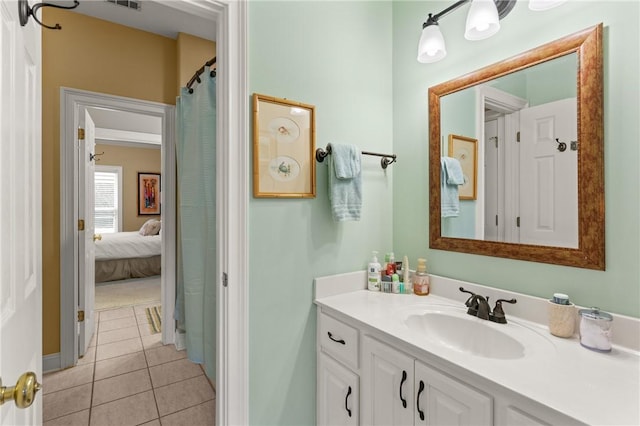 117 Serenoa Dr, Brunswick, GA 31523 - full bathroom with vanity and tile patterned flooring
