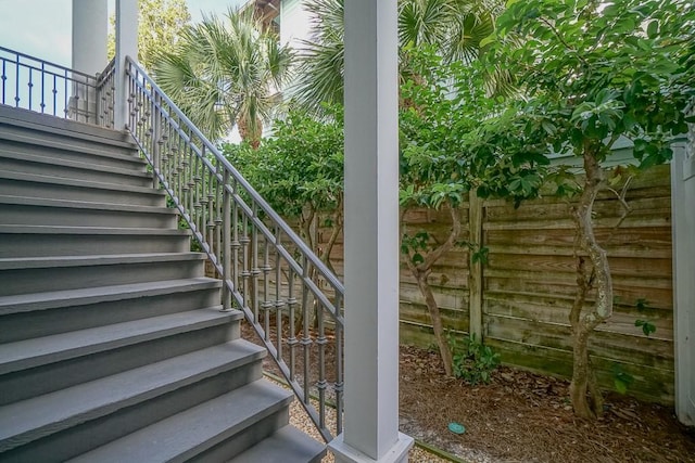 view of staircase