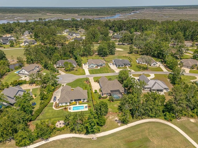 17 Willow Ct, Brunswick, GA 31523 - aerial view of property's location with nearby suburban area and a large body of water