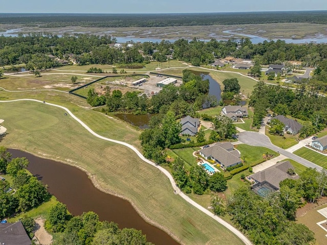 17 Willow Ct, Brunswick, GA 31523 - aerial overview of property's location featuring a nearby body of water, nearby suburban area, a tree filled landscape, and a local golf course