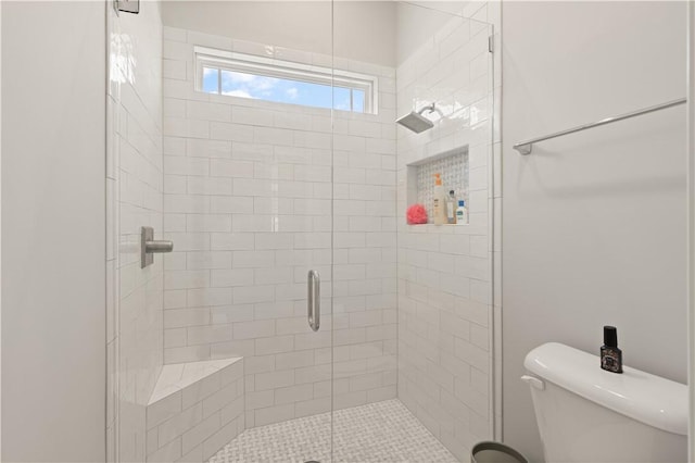 107 Cason Noah Dr, Kingsland, GA 31548 - bathroom featuring toilet and a shower with door