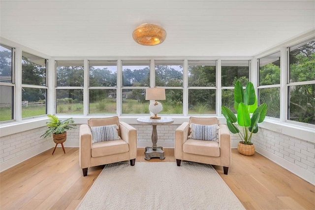 sunroom / solarium with a wealth of natural light