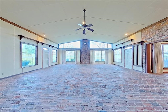 2227 Ware St, Blackshear, GA 31516 - unfurnished sunroom with vaulted ceiling
