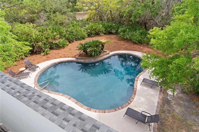 pool featuring a patio