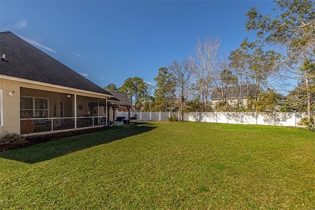 43 Coral Cv, Brunswick, GA 31523 - view of yard with a sunroom