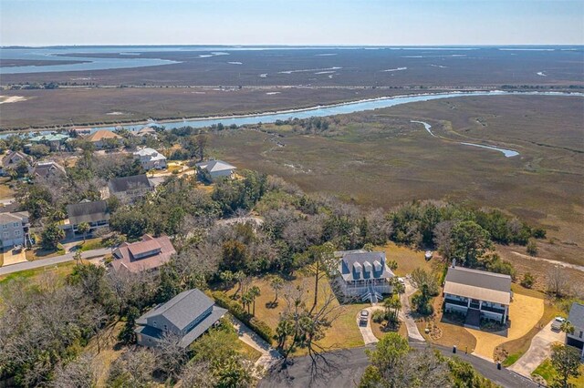 113 Cabretta Island Cir, Brunswick, GA 31520 - drone / aerial view featuring a water view