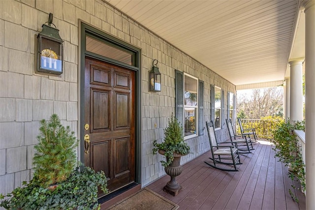113 Cabretta Island Cir, Brunswick, GA 31520 - doorway to property with covered porch