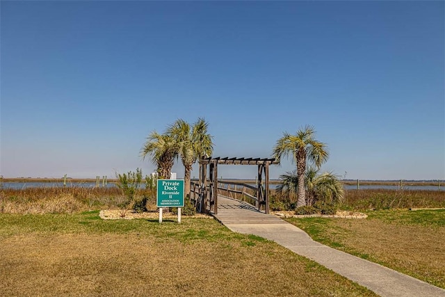 113 Cabretta Island Cir, Brunswick, GA 31520 - view of home's community featuring a yard and a water view