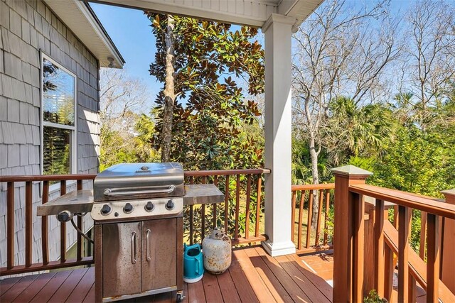 113 Cabretta Island Cir, Brunswick, GA 31520 - deck featuring area for grilling