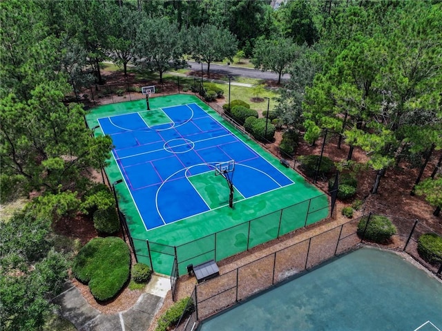 109 Mooring Ln, Saint Marys, GA 31558 - view of basketball court with a tennis court and community basketball court