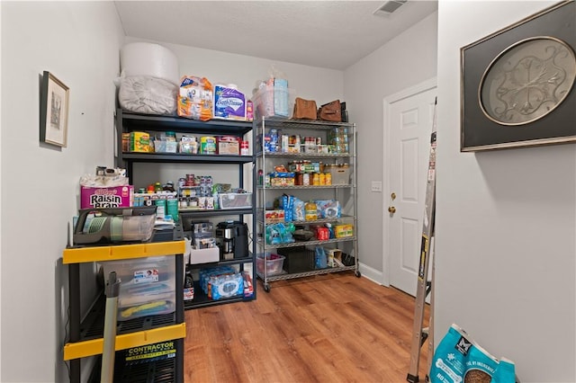 view of pantry