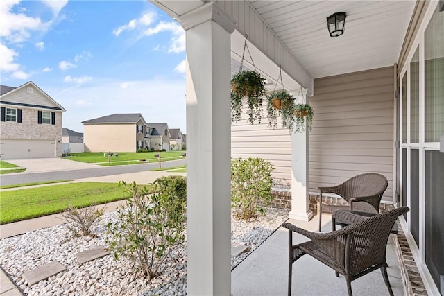 116 Heatherly Way, Brunswick, GA 31523 - porch featuring a residential view