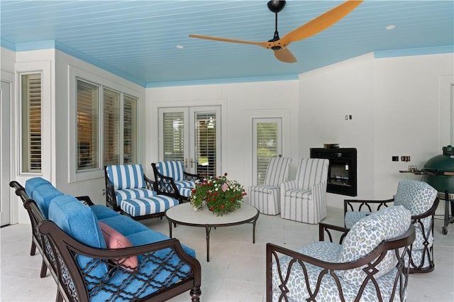 view of patio / terrace with outdoor lounge area