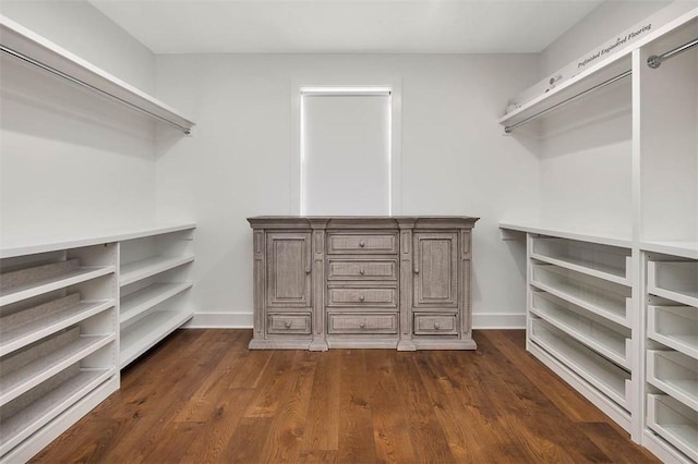 10 Fern Ln, Saint Simons Island, GA 31522 - spacious closet with dark wood-style floors