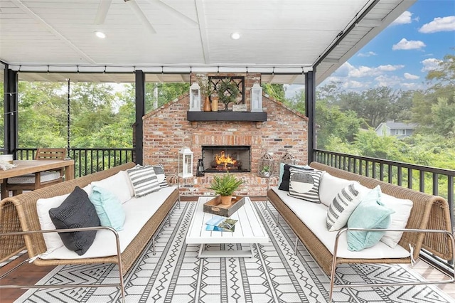 10 Fern Ln, Saint Simons Island, GA 31522 - sunroom / solarium with plenty of natural light