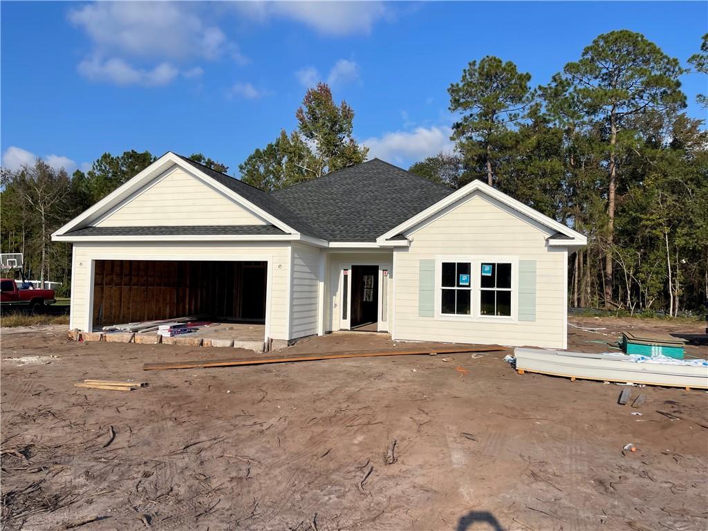 ranch-style house with a garage