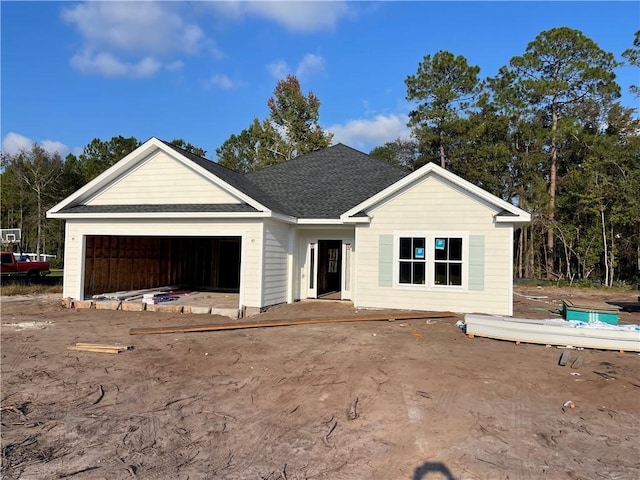 ranch-style house with a garage