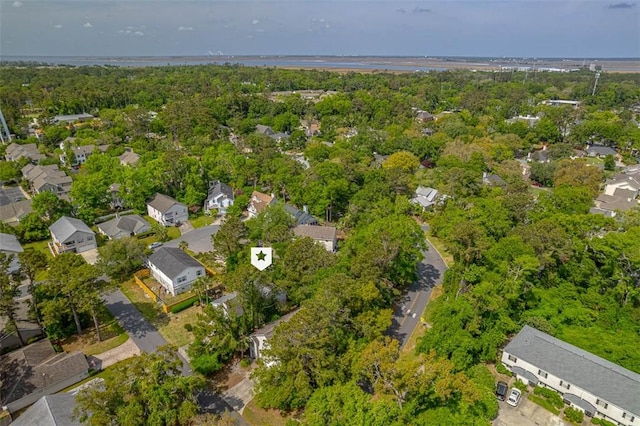 103 Travellers Way, Saint Simons Island, GA 31522 - aerial view of property and surrounding area with nearby suburban area