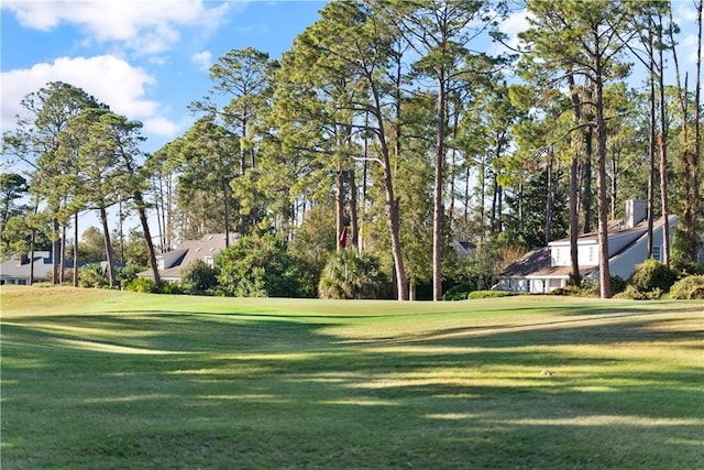 surrounding community featuring a yard