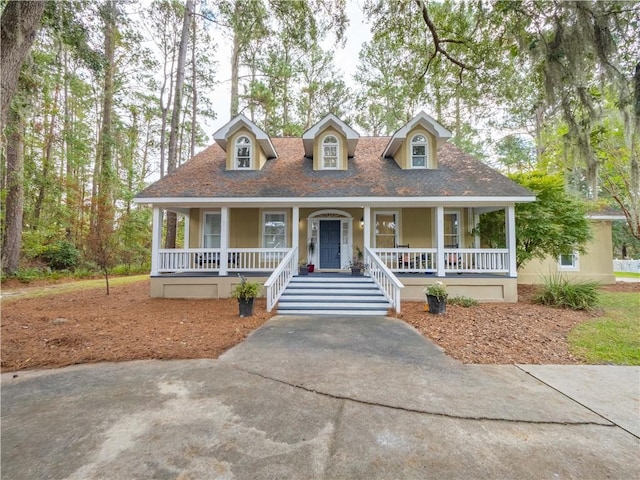 view of front of home