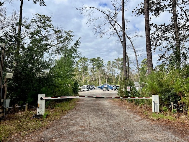 view of road