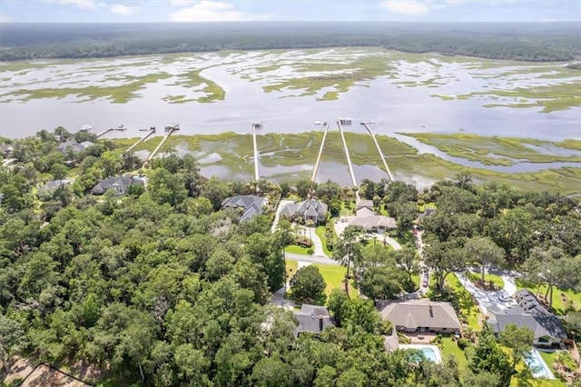 340 Oak Grove Island Dr, Brunswick, GA 31523 - view of property location with a large body of water and nearby suburban area
