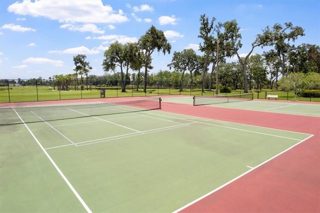 340 Oak Grove Island Dr, Brunswick, GA 31523 - view of tennis court with community basketball court