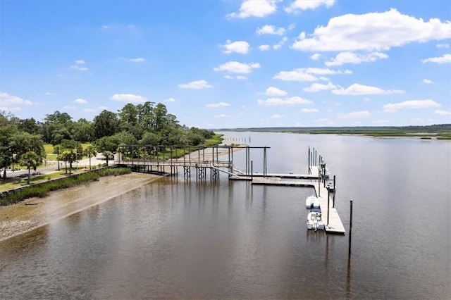 340 Oak Grove Island Dr, Brunswick, GA 31523 - dock area featuring a water view