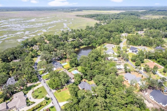 340 Oak Grove Island Dr, Brunswick, GA 31523 - aerial overview of property's location with a nearby body of water and nearby suburban area